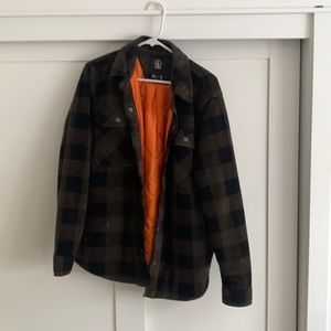 Quicksilver flannel jacket size small